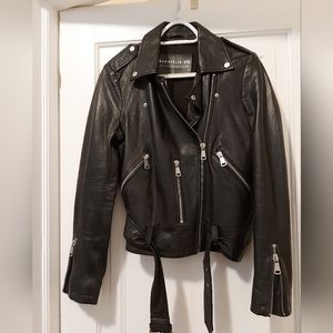 Bagatelle NYC Genuine Leather Black Motorcycle Jacket